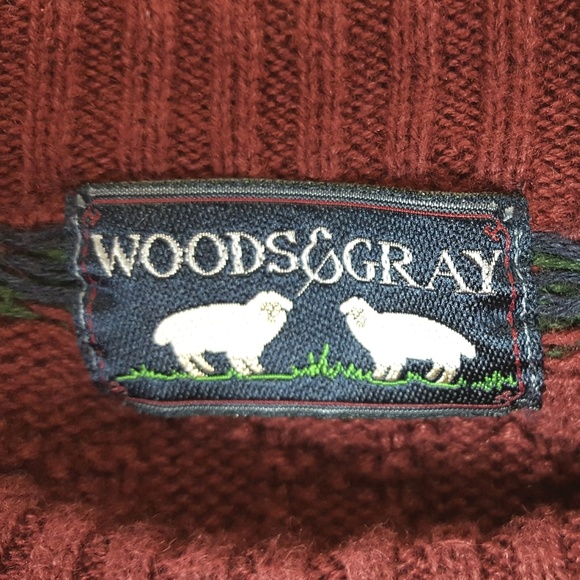 WOODS&GRAY|VTG Boyfriend Oversized Chunky Knit Sweater - Picture 7 of 7